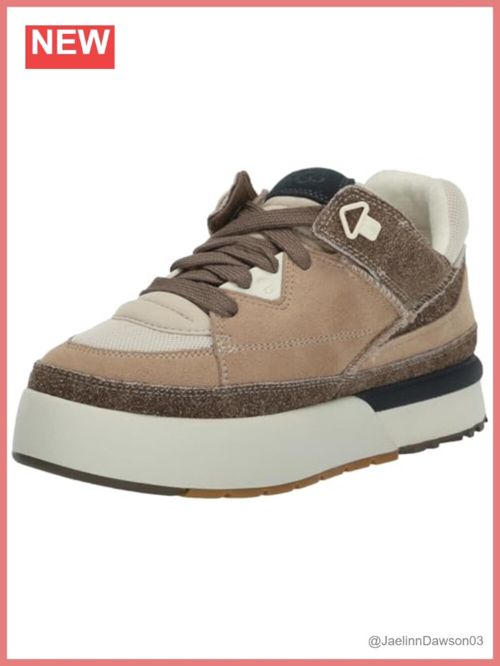 UGG Goldencush Suede Low Top Lace-Up Sneakers Women's Comfort